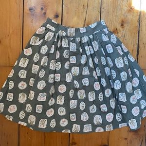 Handmade linen skirt